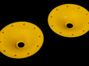 Rofun Бэдлок литой, желтый, пластик, задний, 2шт